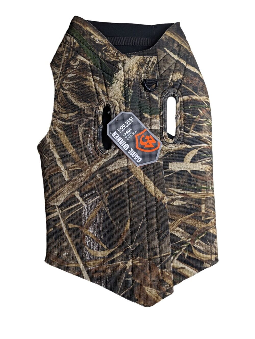 Game Winner Dog Vest Boater's Neoprene Realtree Max-5 Camo Size Large NWT